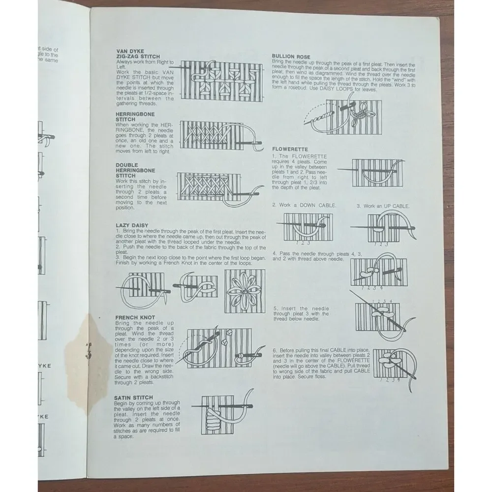 Two English Smocking Pattern Books